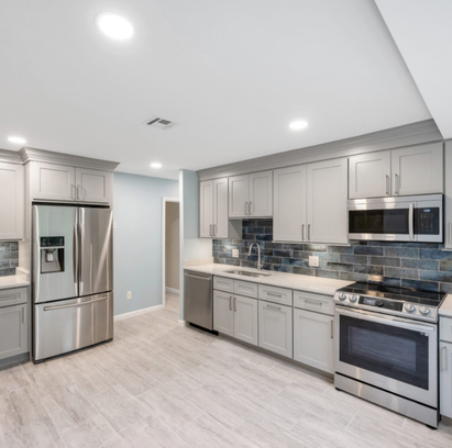 Interior repaint with neutral tones in remodeled home in Fallbrook